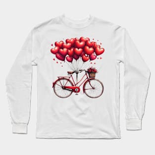 Valentine Bicycle Long Sleeve T-Shirt